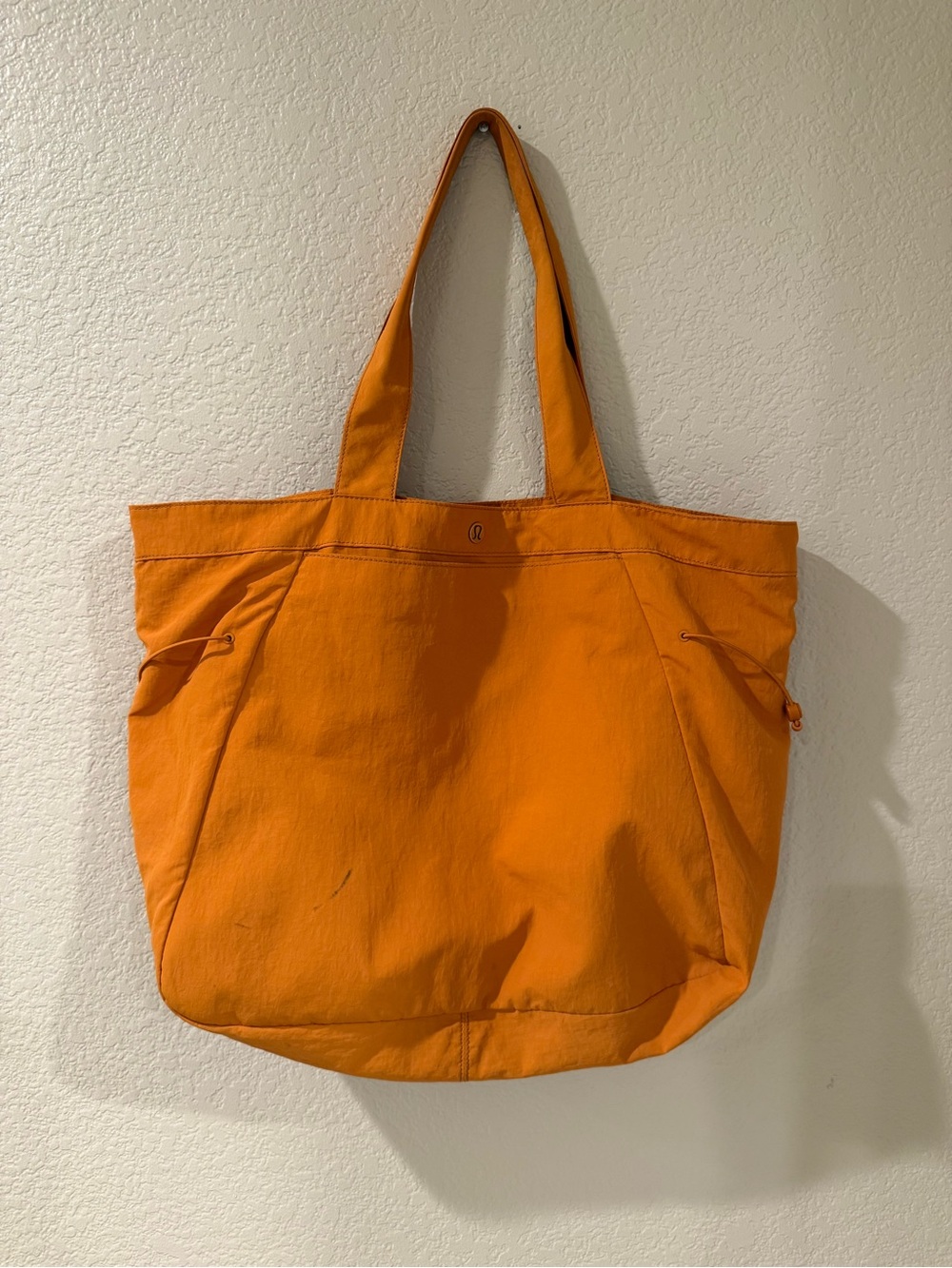 Lululemon Orange Tote Bag